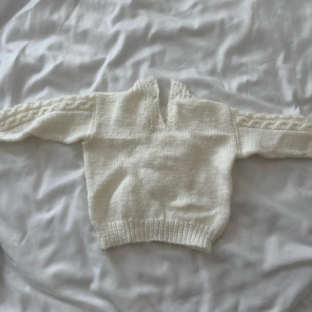 Vintage handmade white